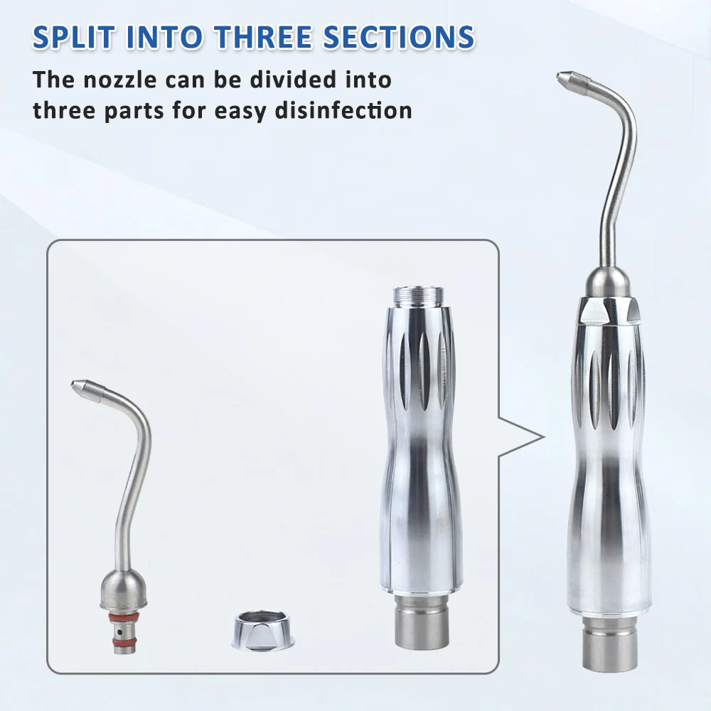 Dental XP AIRFLOW Nozzle Handpiece Supragingival Air Polisher Nozzle Compatible With XP AIRFLOW Dental Sandblasting Machine