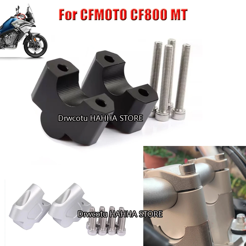 For CFMOTO 800MT 800 MT CF800MT Motorcycle Handlebar Clamp Riser Mount Drag Handle Bar Heighting Back Move Extend Adapter