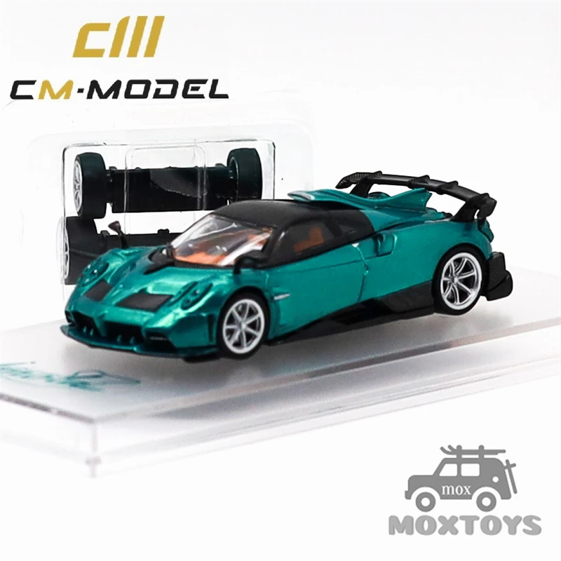 CM MODEL 1:64 Pagani Imola Metallic Emerald Green Diecast Model Car