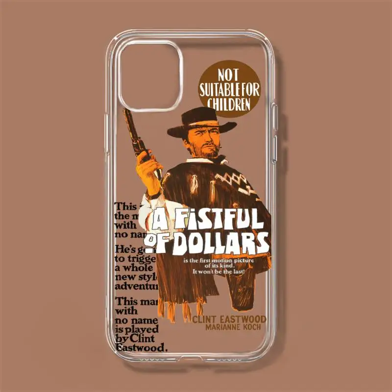 A Fistful of Dollars Movie Phone Case For Samsung GalaxyS20 S21 S30 FE Lite Plus A21 A51S Note20 Transparent Shell