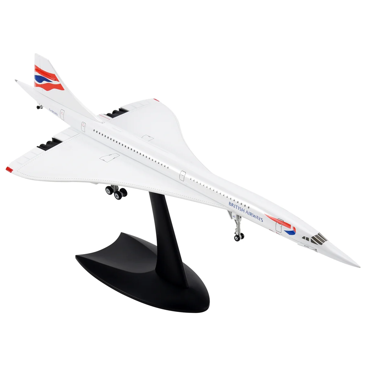 

1/200 Concorde Сверхзвуковой пассажирский самолет Air Модель британских воздушных шляхев для статического дисплея