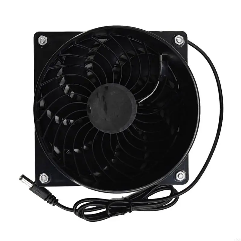 Y5GD 12V Air Extractor Вентилятор Вентилятор Солнечный панель с питанием для собак куриный дом