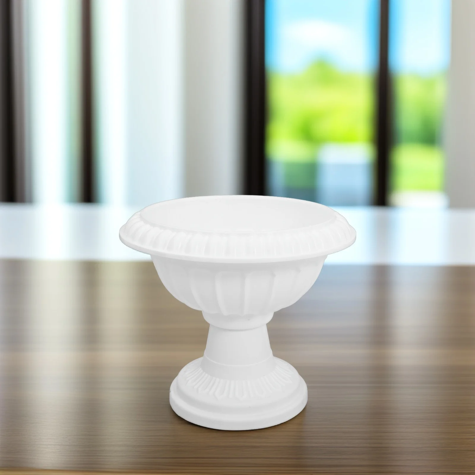 

Hydroponic Flower Pot European Style Vintage Roman Pots for Wedding Party Decoration Pillar Container Gardening Home Balcony