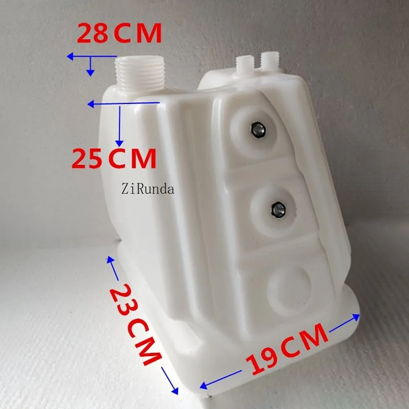 Go-Kart-Zubehör, Wettbewerbsbereich, Go-Kart, spezieller 8-Liter-Kraftstofftank aus Kunststoff, modifizierter Gleitschirm-Fallschirm-Kraftstofftank