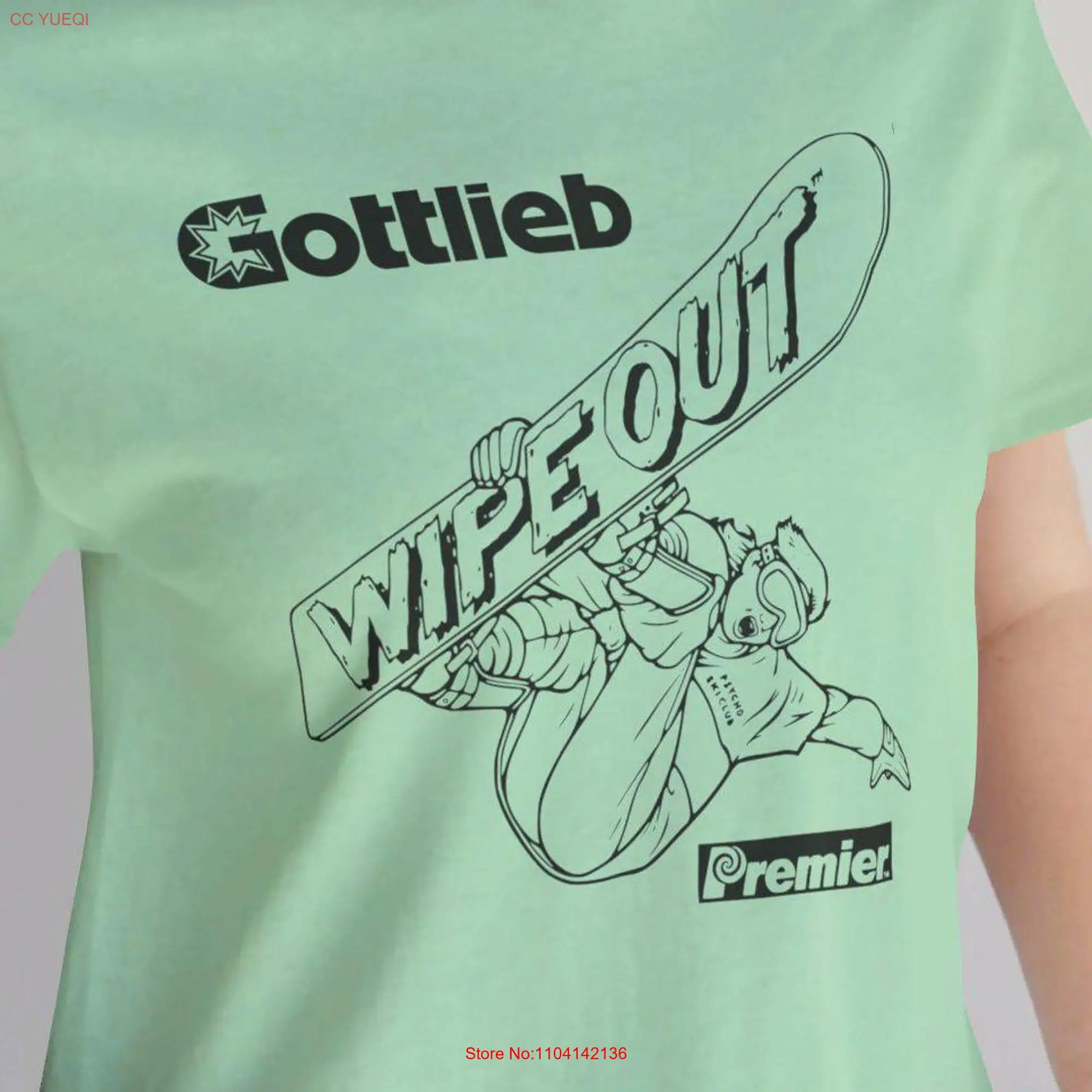 Wipeout Vintage Style Pinball T Shirt Jersey  Retro 80s Snowboard Extreme Sports Games and Guy Girl Flipper Skill