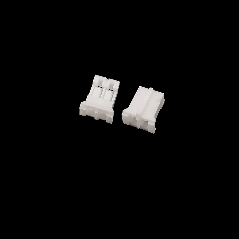 100Pcs JST PH 2.0mm Pitch 2 Pin Terminals Plastic Housing Male Plug Female Socket Straight Pin White Shell Header Wire Connector