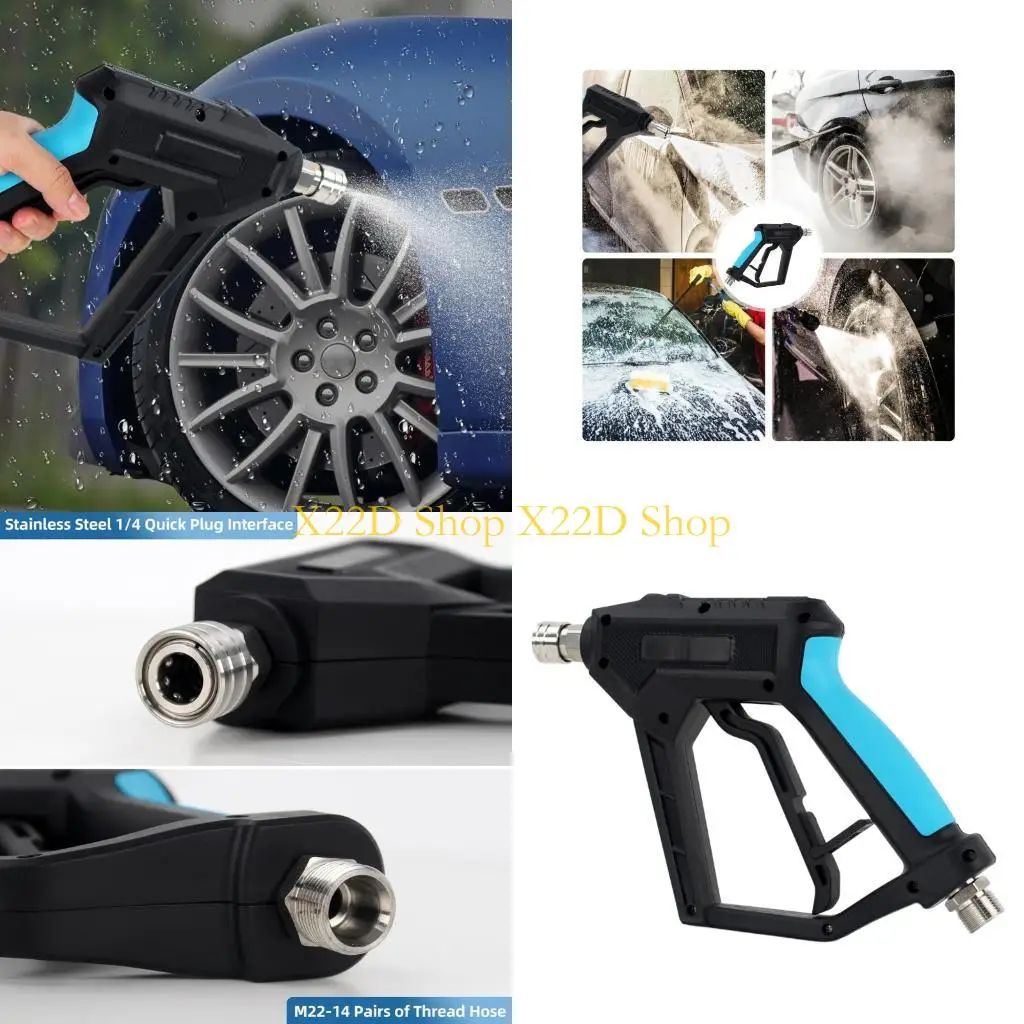 X22D Manual Pressure Pumping Washer Outdoor Cleaning Tool 1/4inch Quick Connector