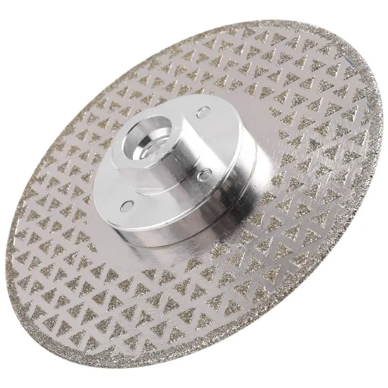 A93E-M14 Vacuum Brazed Diamond Cutting Wheel Saw Blade, Double Sides Disc, Marble, Concrete, Tile Cutting