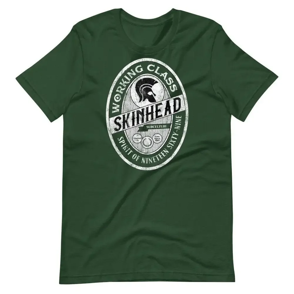

Working Class Skinhead Pub Sign T Shirt The Spirit of 1969 Trojan Subculture Clothing Traditional Girl Rude Boy