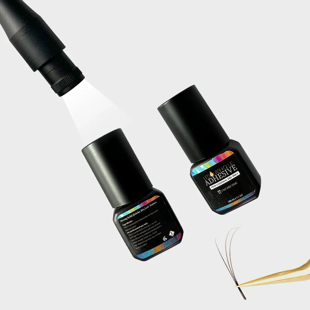 

5W 10W white light Spotlight Eyelash extension grafting ultraviolet uv glue curing lamp holder accessories 1/2 bottle glue