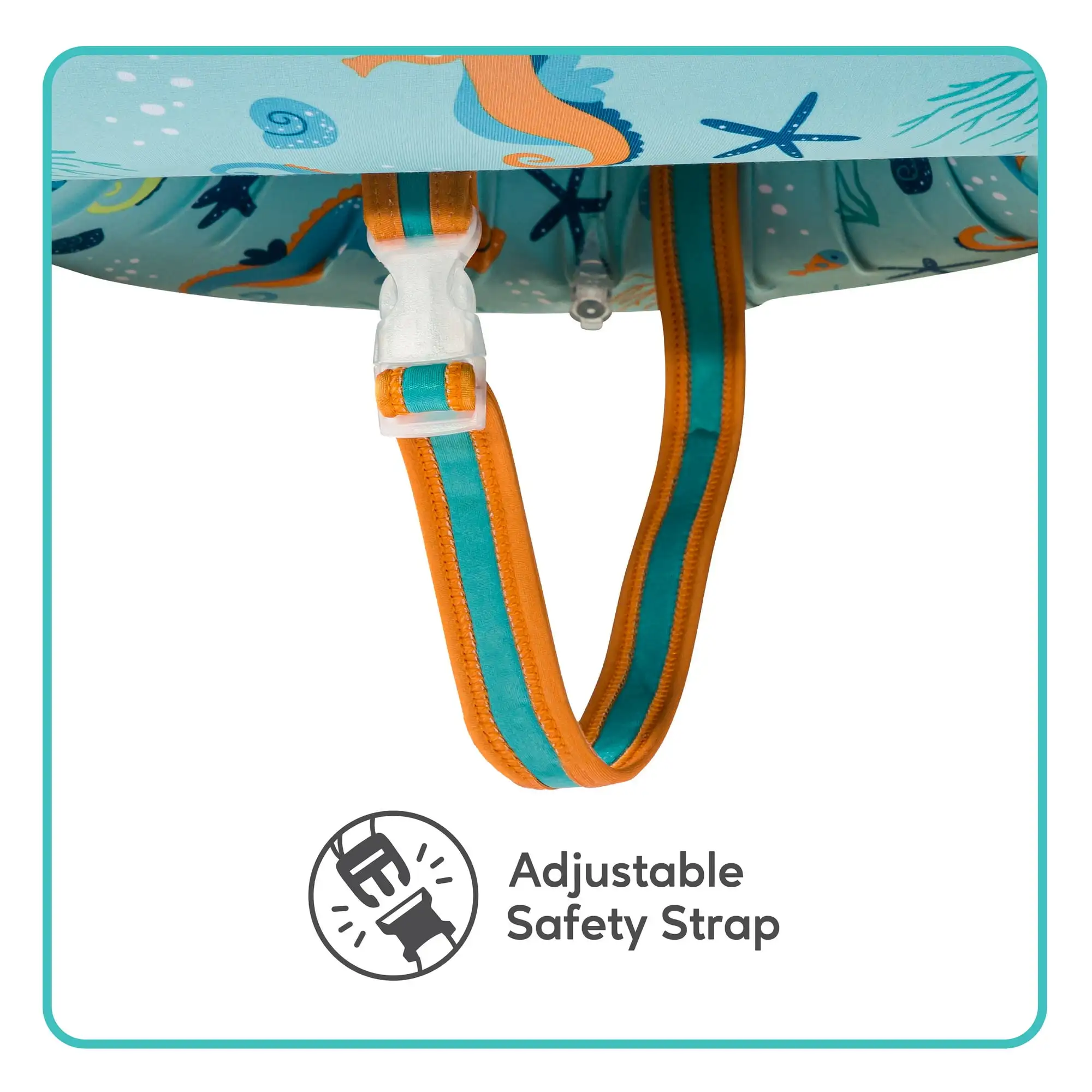 Flotador Inflable para Piscina Tot Trainer، Correa Adjustable، Edades 2-4