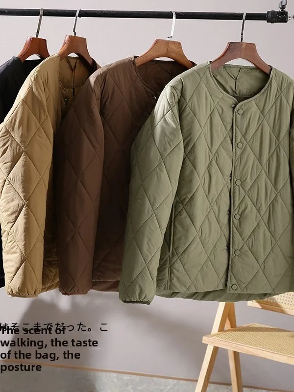 Men's Cotton Jacket No Collar American Style Vintage Clothing Tagless Boys Fashionable Outerwear Standard Fit Button Closure