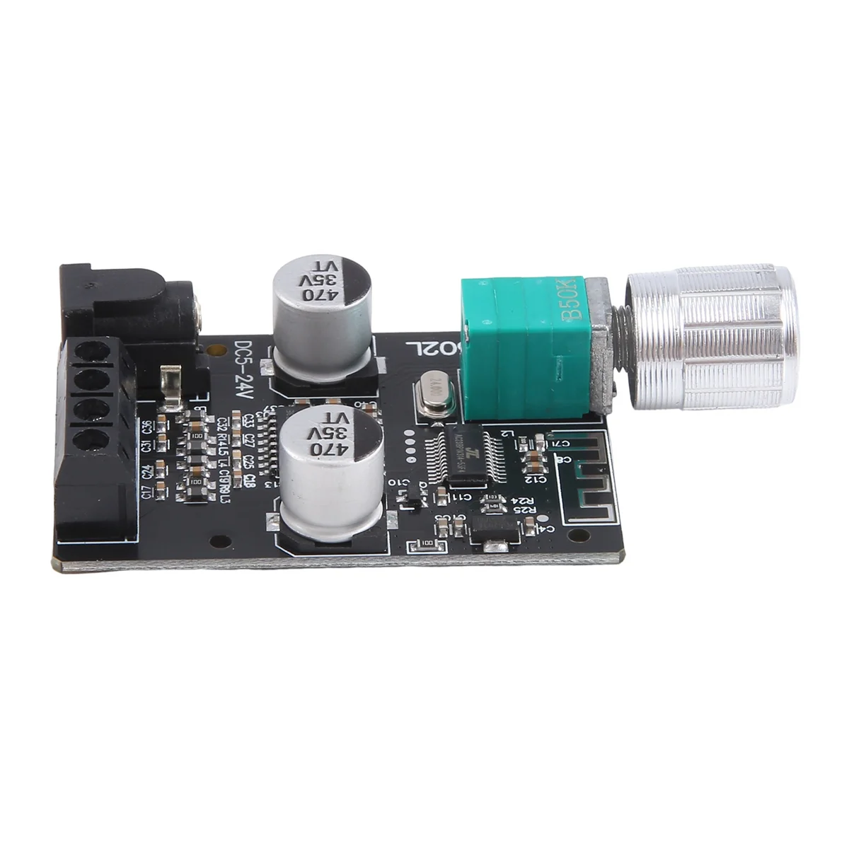 ZK-502L Module Bluetooth 5.0 Wireless Audio Digital Power Amplifier Stereo Board 50Wx2 Bluetooth Amp Amplificador