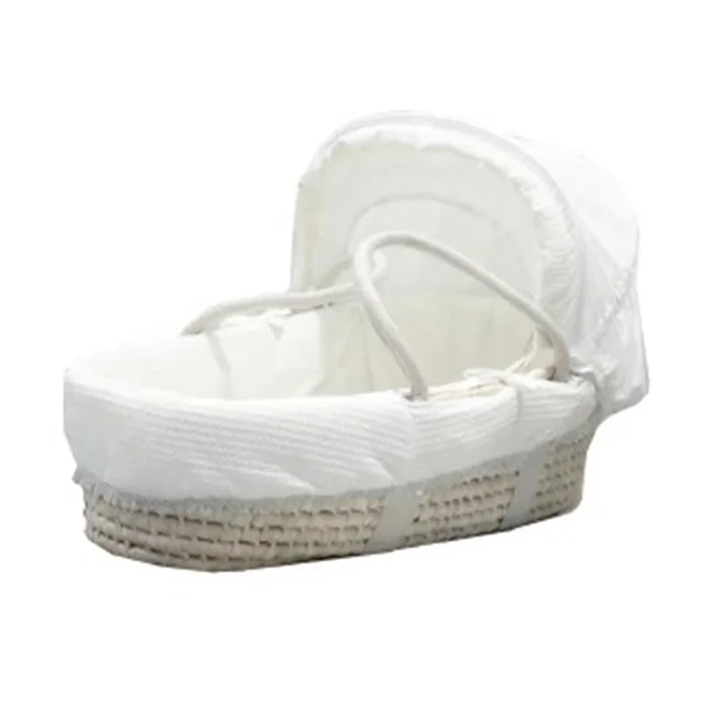 Il cestino di mosè di vimini per bambini è stato fumigato Willow Baby Moses Basket Baby carrozzina Basket culla