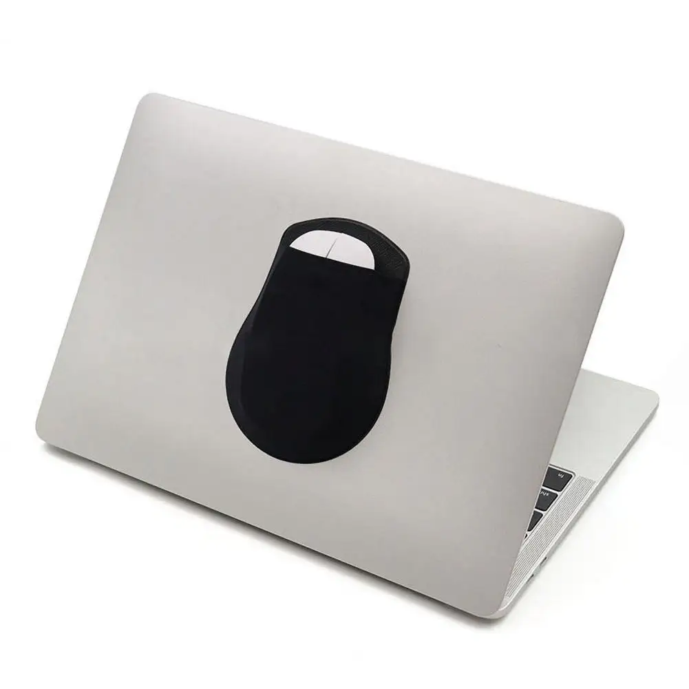 Portable Pouch Slim Holder Sleeve Laptop Pouch Protector Self-adhesive Portable Storage Case with No Glue Residue Easy