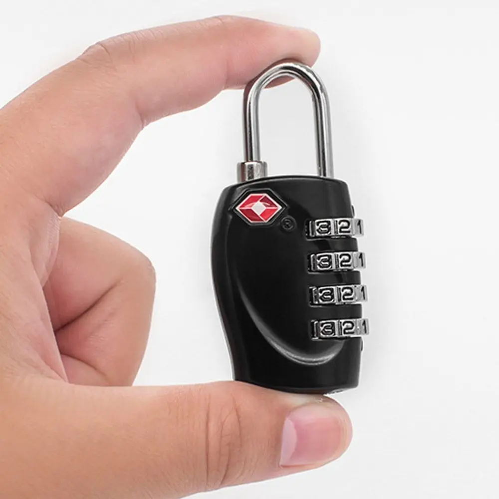 TSA330 Anti-Thef Suitcase Smart Combination Lock Padlock TSA Customs Code Lock 4 Digit Password Lock