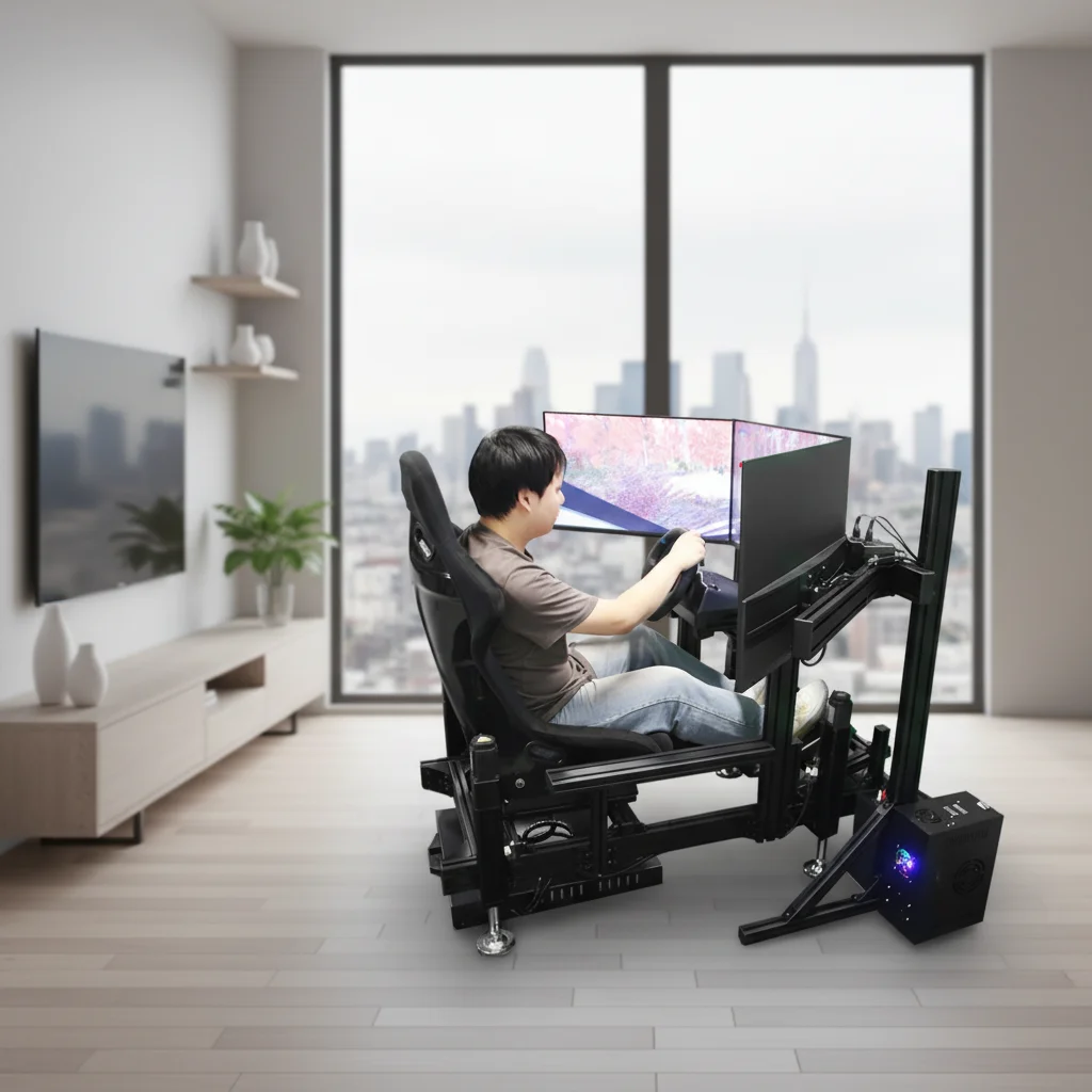Professional-grade Racing Simulator Cockpit Rig 3 Dof Motion F1 Driving Simulator Complete Set Anum Profile Sim Racing Rig