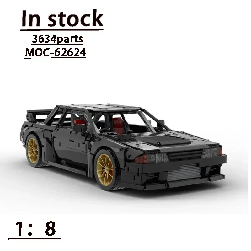 

MOC-62624R32 GTR1:8 Supercar Assembly Splicing Building Block Model 3634 Building Block Parts Racing Car Kids Birthday Toy Gift