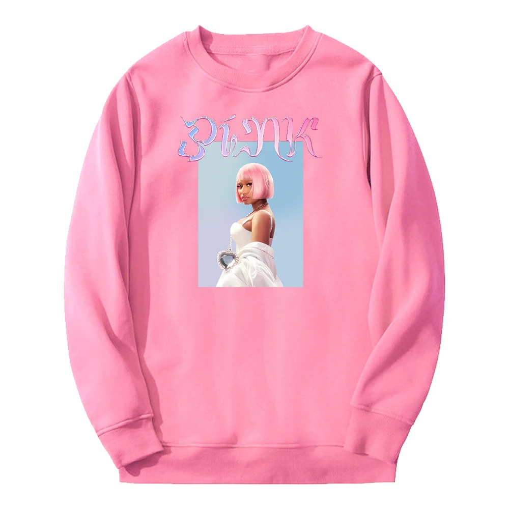 

Nicki Minaj Pink Friday 2 Merch 2024 Tour Unisex Crewneck Long Sleeve Streetwear Men Women Sweatshirt Fashion Clothes