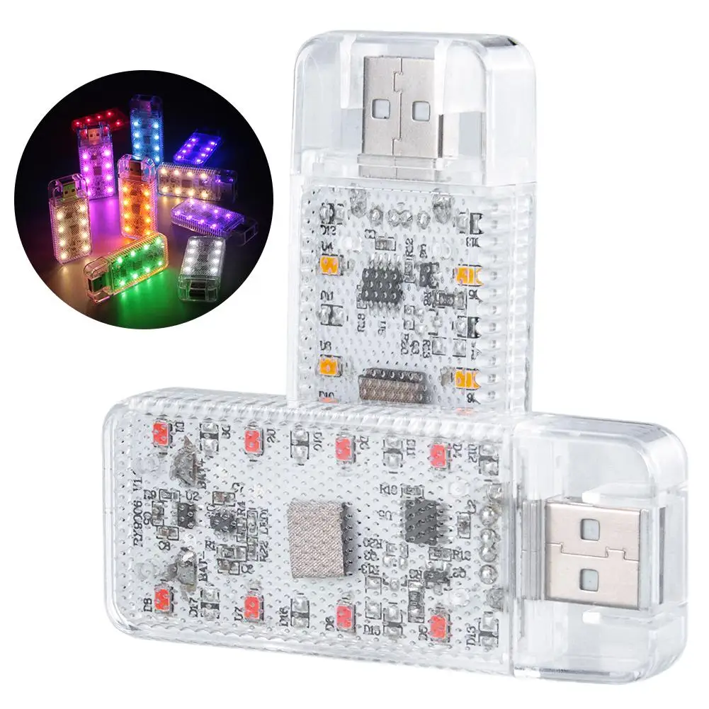 

USB Мини-ночник с сенсорным управлением, перезаряжаемый автомобильный крепление, магнитная светодиодная лампа, окружающий свет с регулируемой яркостью для чтения L9D4