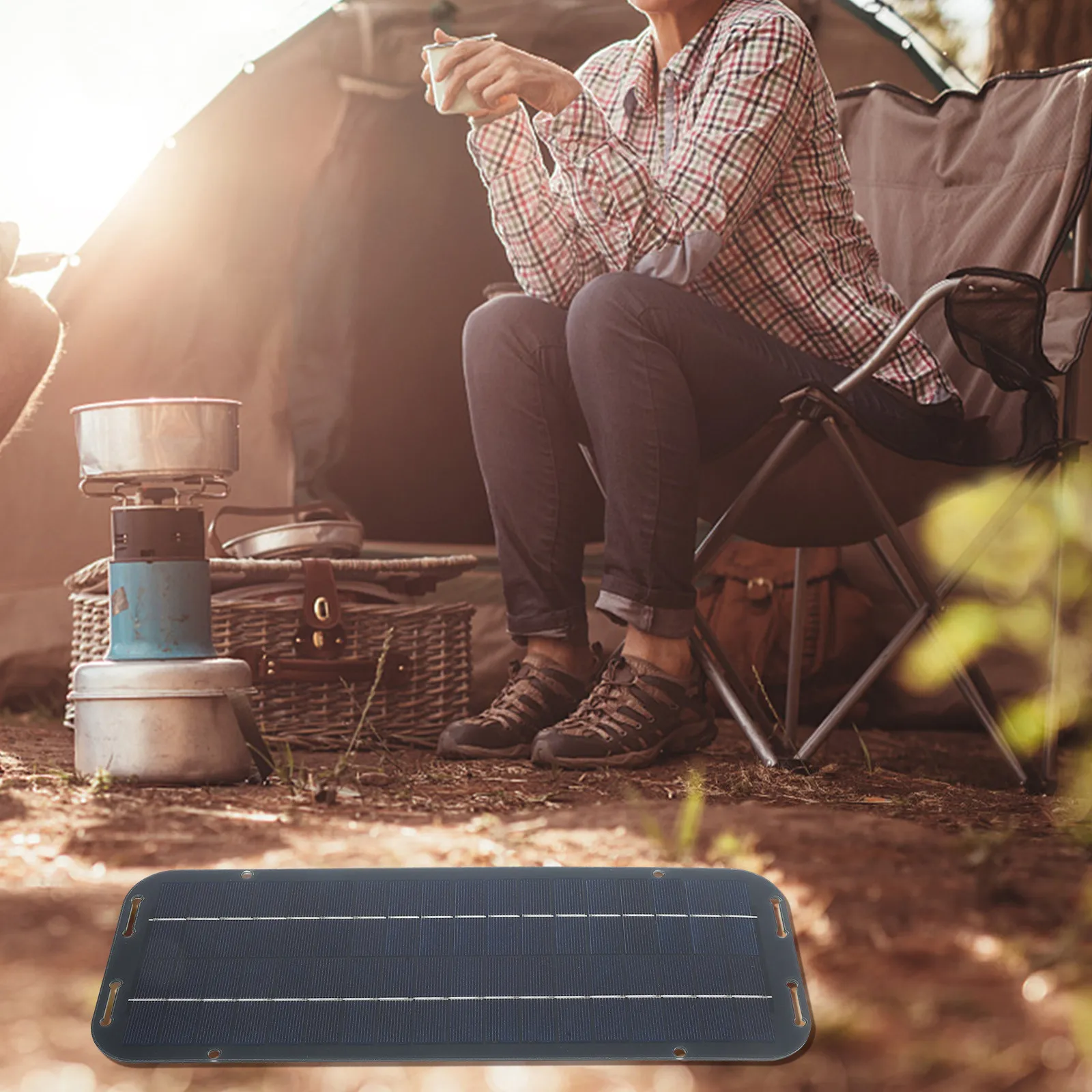 

Portable 30W5V Solar Panels TYPE C Interface PZ231025013 Kit Lightweight Flexible Camping Hiking Solar Charging Panel