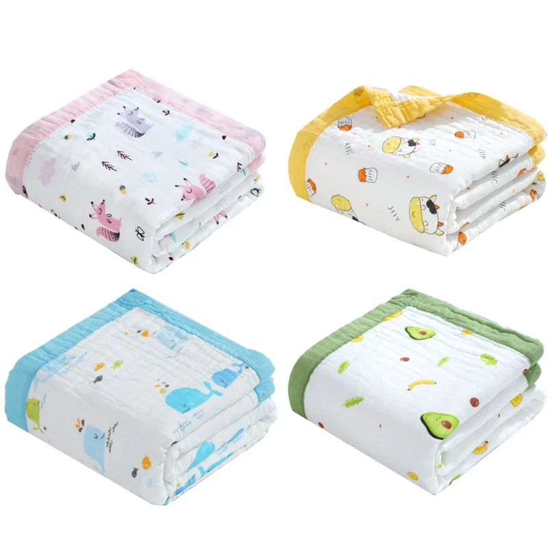 

Y1UB Reusable Baby Bath Towel Blanket Children's Towel Quilt Used for Baby Stroller Blanket Stroller Cover or Nursing Cover