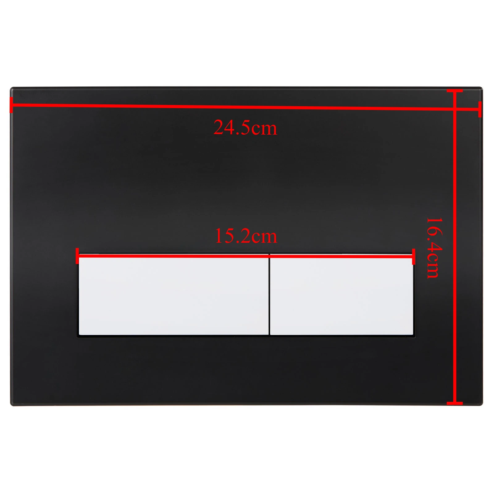 

Dual Flush Button Plate Compatible with Geberit Sigma 01 20 30 UP300 & UP320 Series black Panel with Concealed Toilet Tank Parts