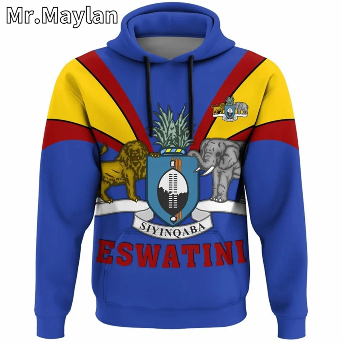 

AFRICAN HOODIE Country ESWATINI Flag 3D Printed Unisex Hoodies Men/Women Streetwear Zip Pullover Casual Jacket Tracksuits YH-456