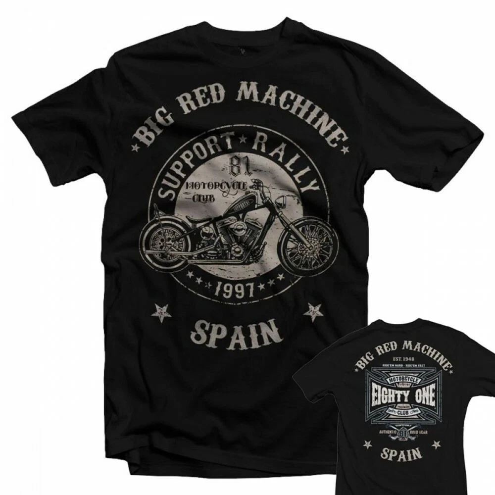 

Hell's Angel Men's High Luxury Brand Motorcycle Short Sleeve T-Shirt Men's Street Fashion Trend Pure Cotton High Quality Top