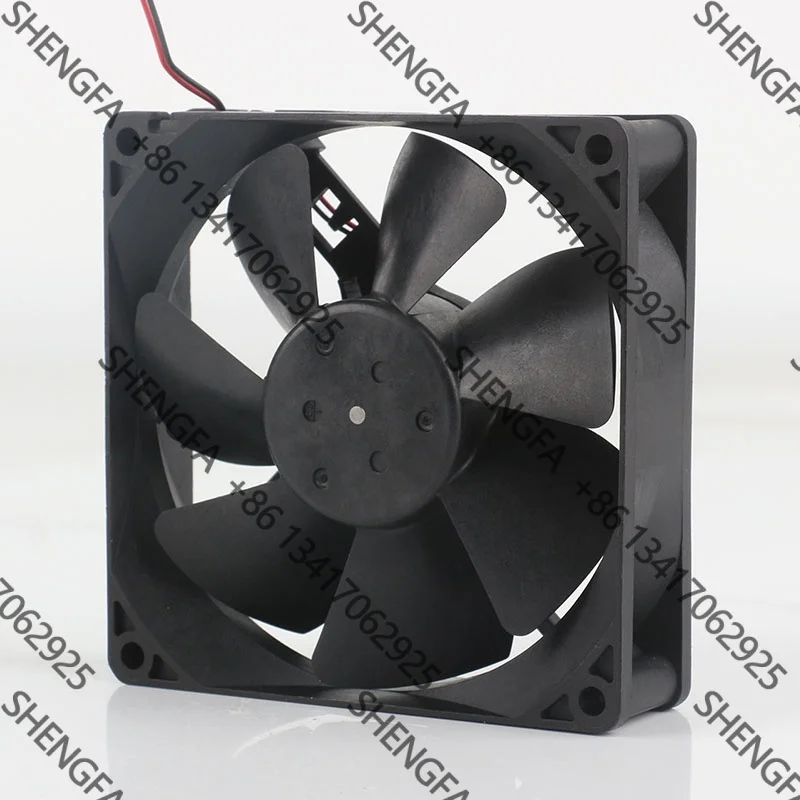 New Nidec 5V 24V 48V 2-wire 9025 9CM 90X90X25MM Silent ball Power Supply case D09T-12PS2 0111 Cooling fan DC 12V 0.26A