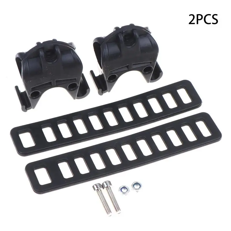 2pcs Universal Roof Mount Clamp Bracket for Car Bike Rack Anti Slip Reliable Fit for Family Road Travel