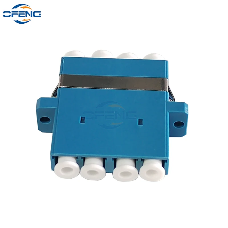 

5/10/20PCS LC UPC single-mode quadruple fiber optic coupler iron sheet FTTH Fiber Optic Coupler adapter Connector customized