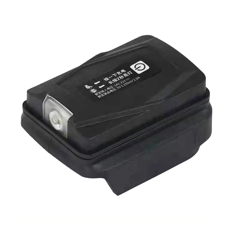 Imagem -02 - Adaptador Lâmpada Led Lanterna Usb Carregador de Telefone Móvel para Makita Hongsong Boda Fogo 18v Li-ion Bateria Power Bank Lomvum Ferramenta