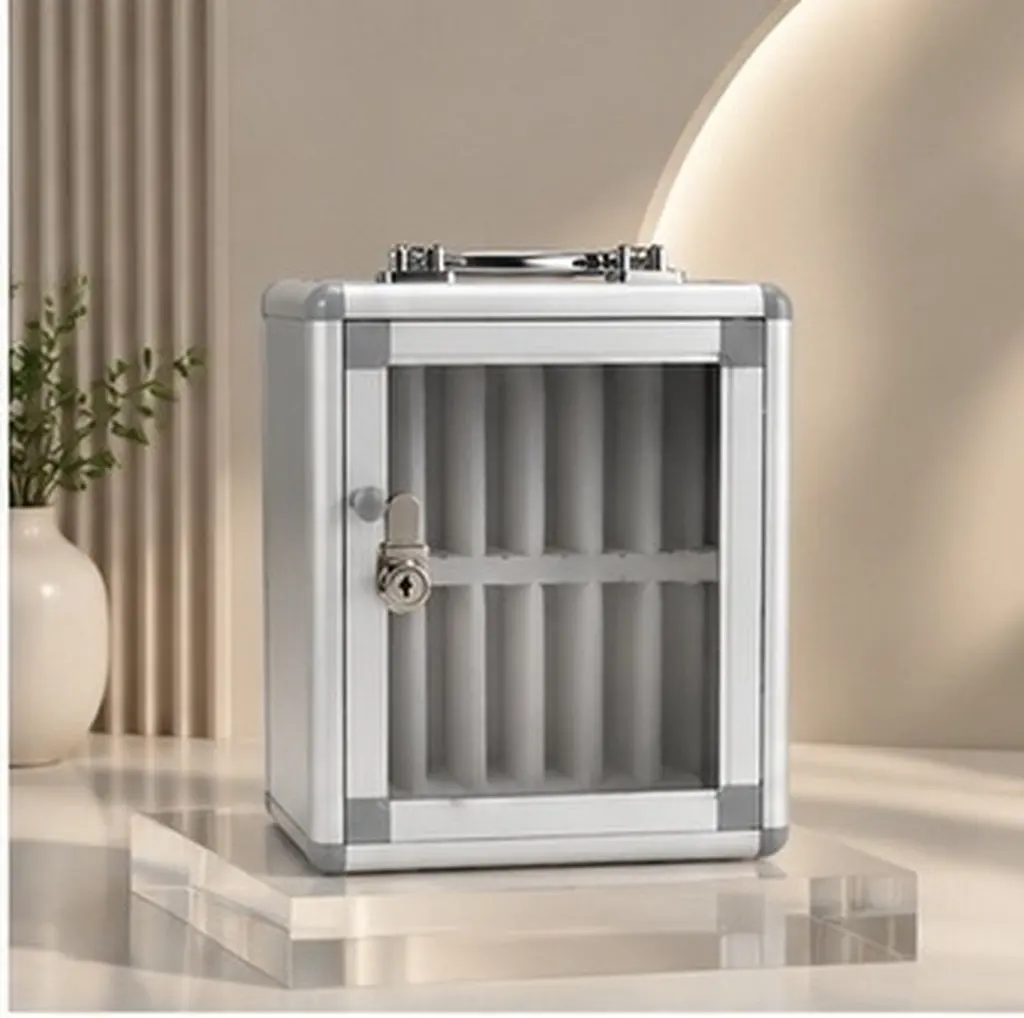12-slots-transparent-lockable-cell-phone-storage-box-portable-aluminum-alloy-locker-cabinet-classroom-mobile-phone-management