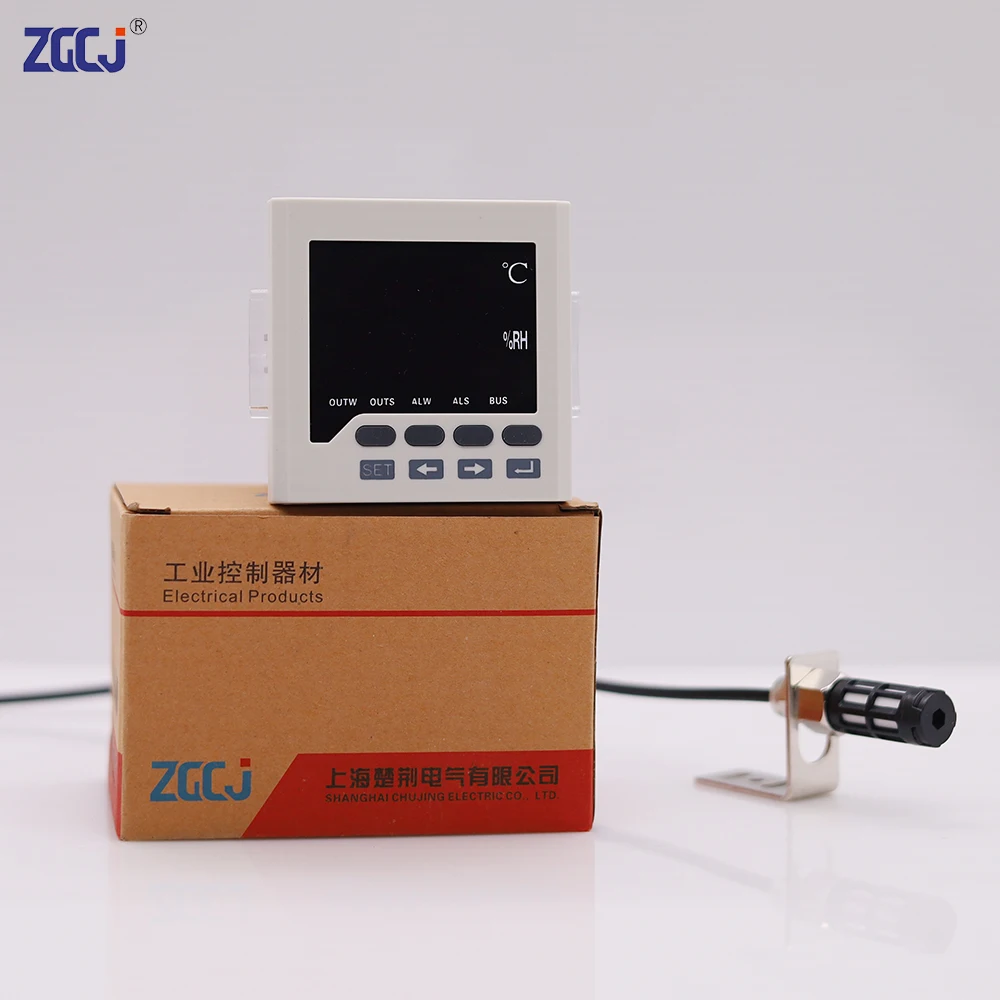 0.0~99.9%RH, -40~120 Celsius Intelligent digital air temperature and humidity controller with 2 in 1 waterproof sensor