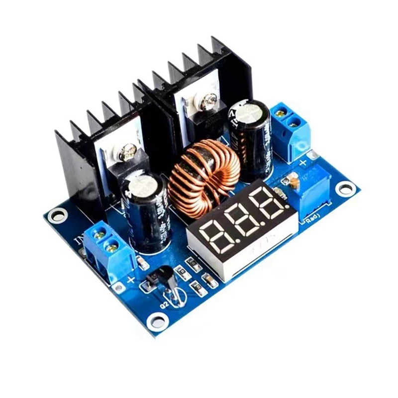 LED Voltmeter PWM Adjustable 4-38V To 1.25-36V Step-Down Board Module XL4016 8A 250W DC-DC Power Drop Module-DT30