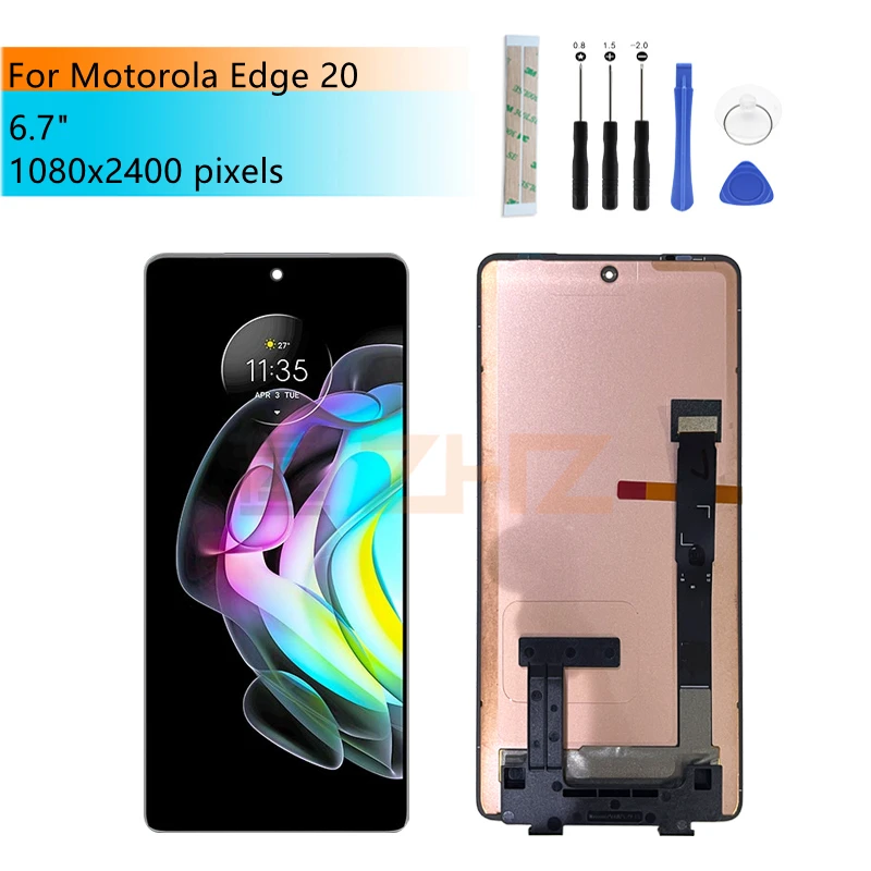 

For Motorola Moto Edge 20 LCD Display Touch Screen Digitizer Assembly For Motorola Moto Edge 20 Pro Display Replacement Parts