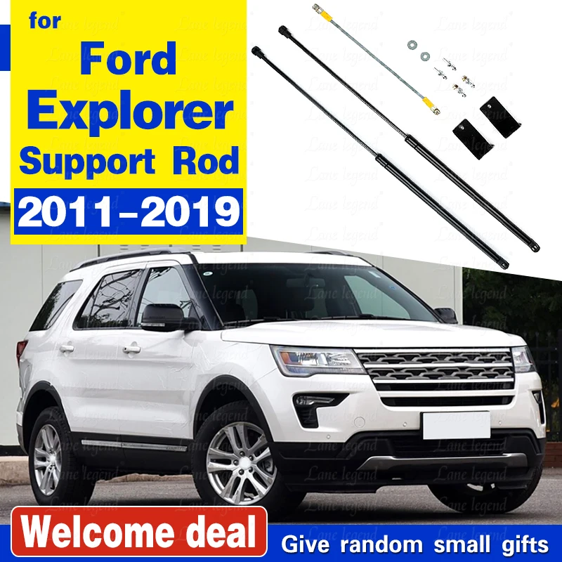 

Car Refit Bonnet Hood Gas Shock Buffer Lift Strut Bars Support Rod For Ford Explorer 2011-2019 U502 Car-styling