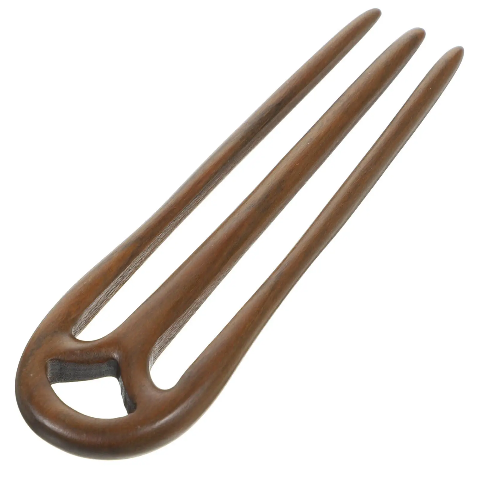 

Sandalwood Hairpin 3-prong Retro Style Hair Accessories Green Wood Carving Suitable for Wedding Party Prom Night Out Gift Idea