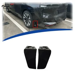 For BMW IX 2021 2022 2023 2024 MP Style Left And Right Sides Glossy Black High Quality ABS Rear Spoiler Bumper Lip