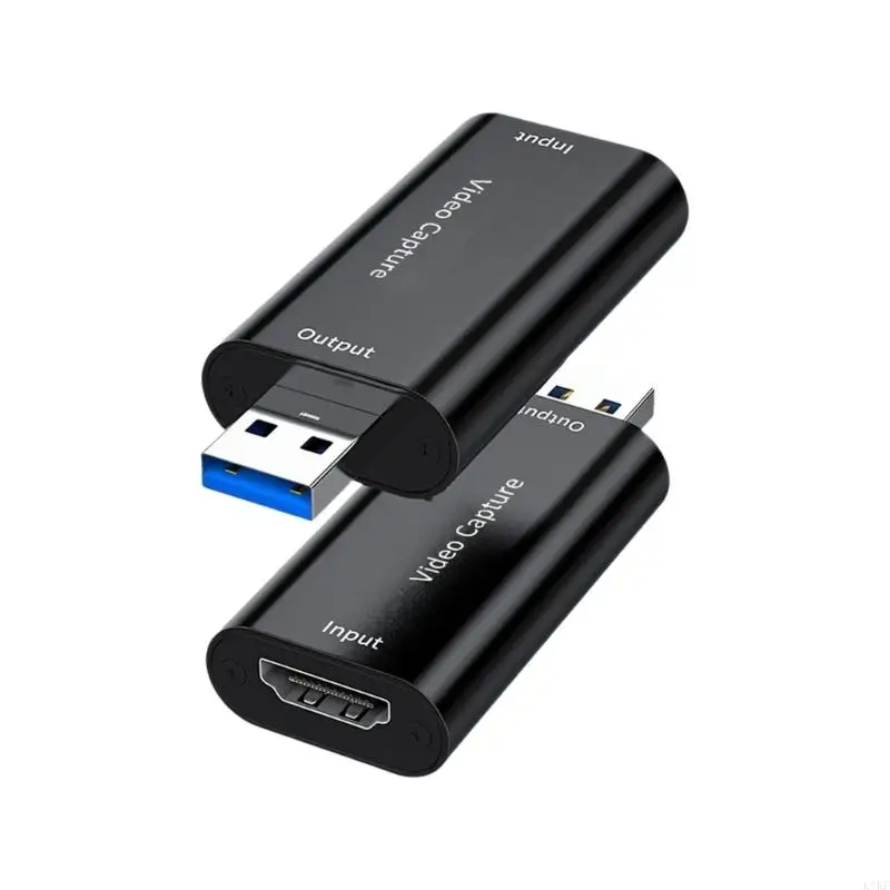 

4K Video Capturing Card USB to HDTV Video Grabber Recorder for Game Camcorder Camera Recording Live Streaming K1KF