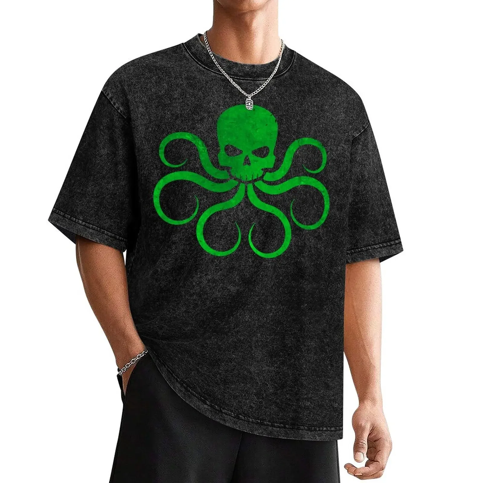 Hail Hydra! - Green T-Shirt vintage t shirts graphic shirts kawaii clothes mens fashion