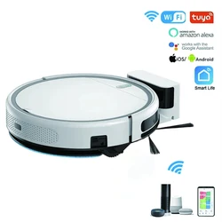 Robot Vacuum Cleaner Auto Reharge APP And Voice Control Sweep and Wet Mopping Floors With Timing Electric Control Water Tank