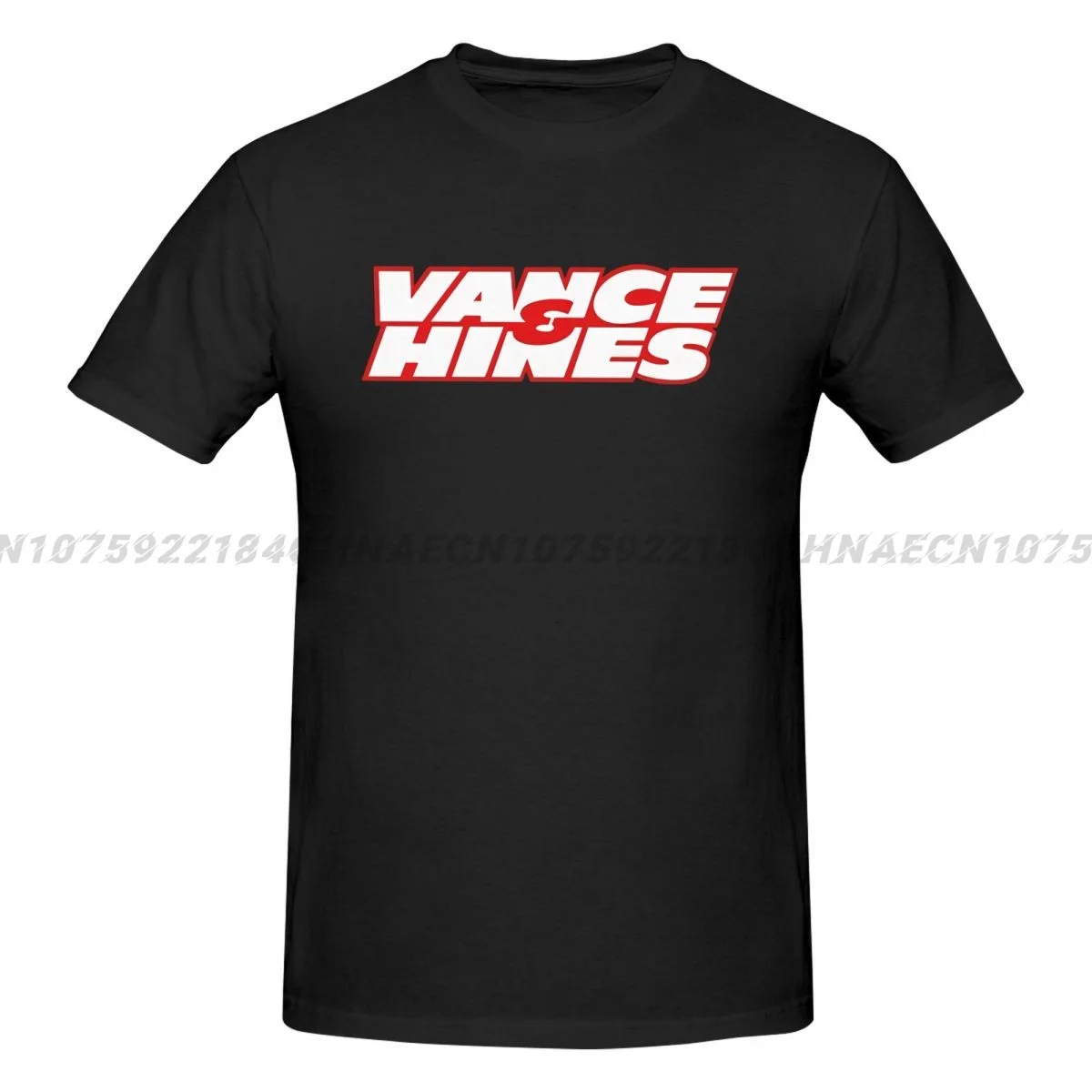 New Vance Hines T-shirt Top Sale Print Casual Loose Tee Shirt Harajuku Unisex T-shirt