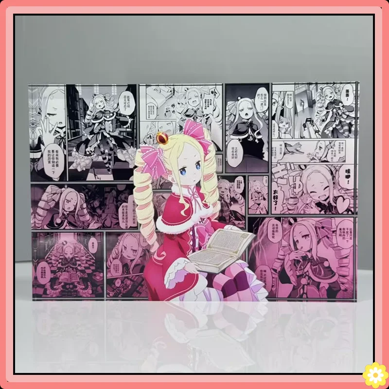 Re Kara Hajimeru Isekai Seikatsu Beatrice Rem Acrylic Stand Peripheral  Anime Customized High Transparency Acrylic Bricks