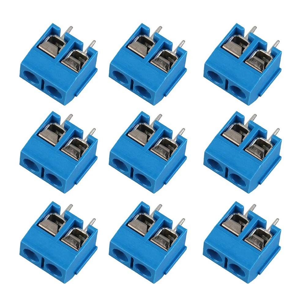 60Pcs 5Mm Pitch 2 Pin & 3 Pin PCB Mount Screw Terminal Block Connector For Arduino (50 X 2 Pin, 10 X 3 Pin)