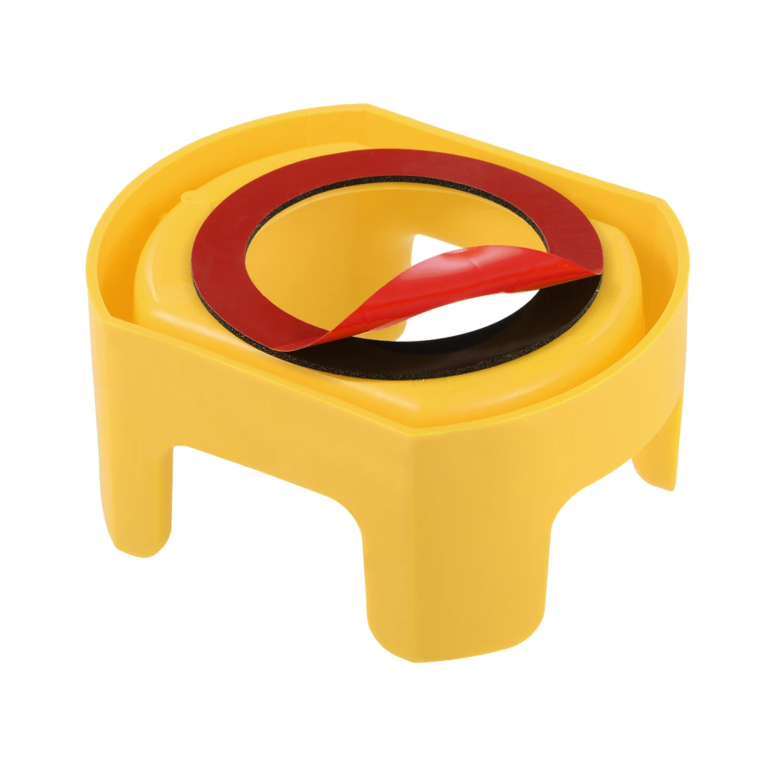 2Pcs 42mm Plastic Push Button Switch Protective Cover Circle Yellow Button Switch Accessories Emergency Stop Switch Protector