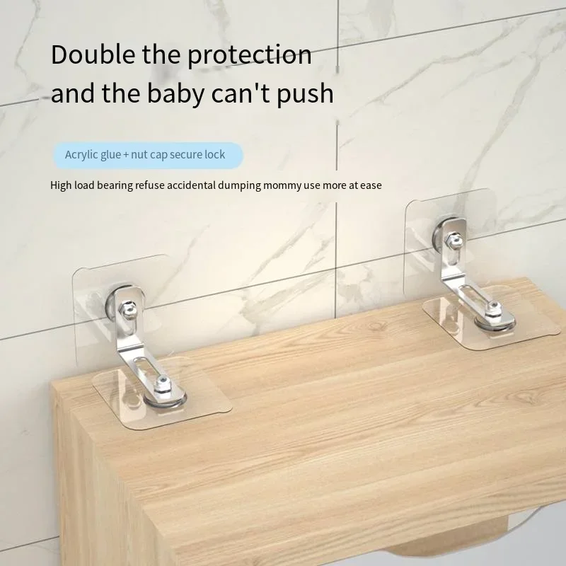 vvocci Cabinet Fixing Anti-toppling Retainer Non-punchablesafety Lock Wardrobe Child Safety Furniture TV Bookshelf Shoe Cabinet