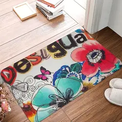 Desigual Custom Anti-slip Doormat Floor Mat Cushion Carpet Rug for Kitchen Entrance Home Bedroom Footpad Mats