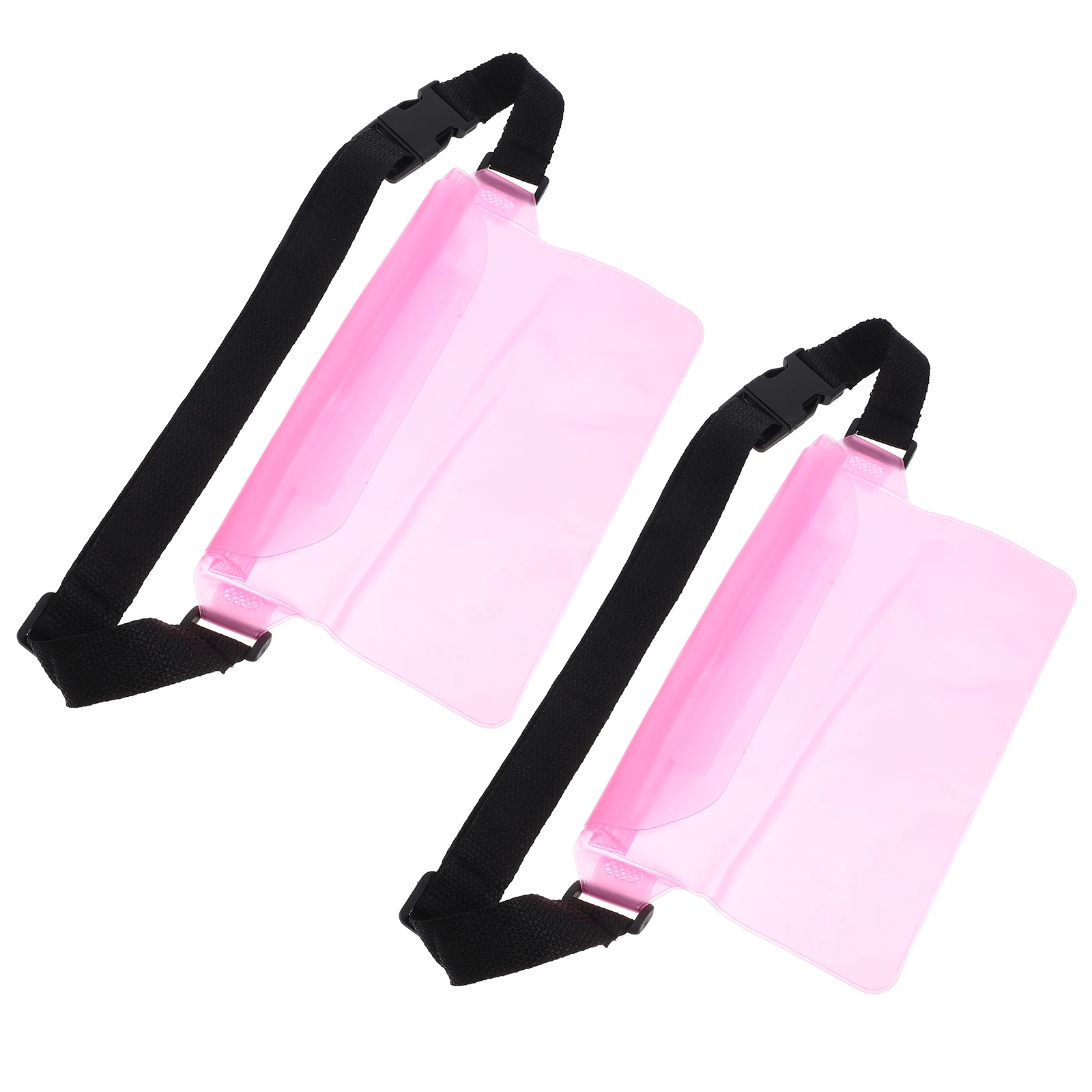 

Phone Waterproof Fanny Pack Travel Accessories Crossbody Bag Pink Pvc Dry Small Miss